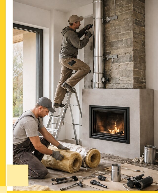 Монтаж дымоходов для каминов в Воронеже от 16112 р. ЭриданВрн