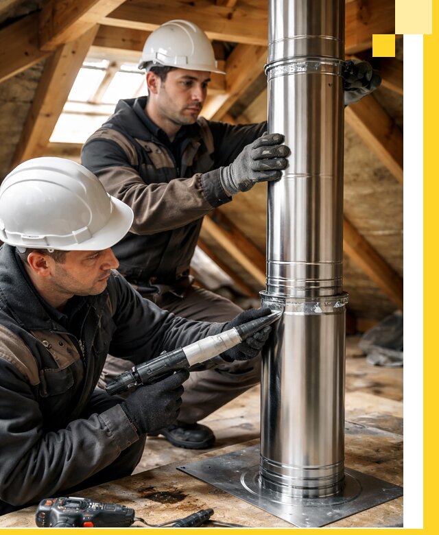 Монтаж дымоходов для каминов в Воронеже с гарантией качества