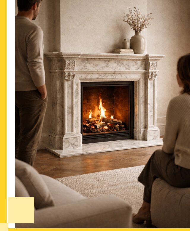 Мраморные камины под ключ в Воронеже от 268525 р. | ЭриданВрн