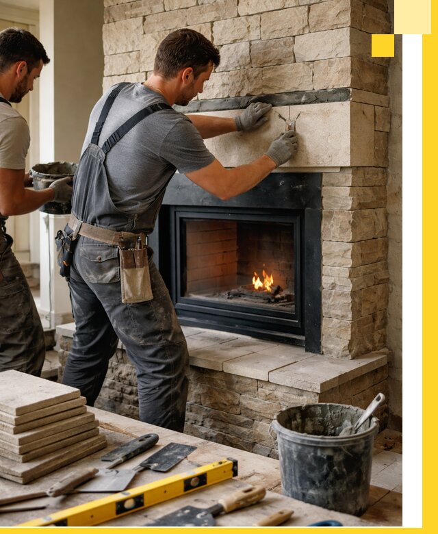 Проектирование и установка открытых каминов в Воронеже