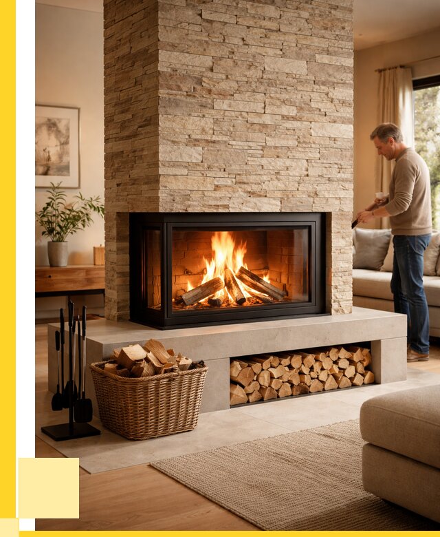 Дровяной камин под ключ в Воронеже от 214820 р. | ЭриданВрн