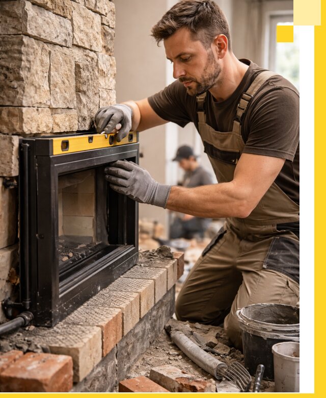 Дровяные камины под ключ в Воронеже: монтаж, обустройство