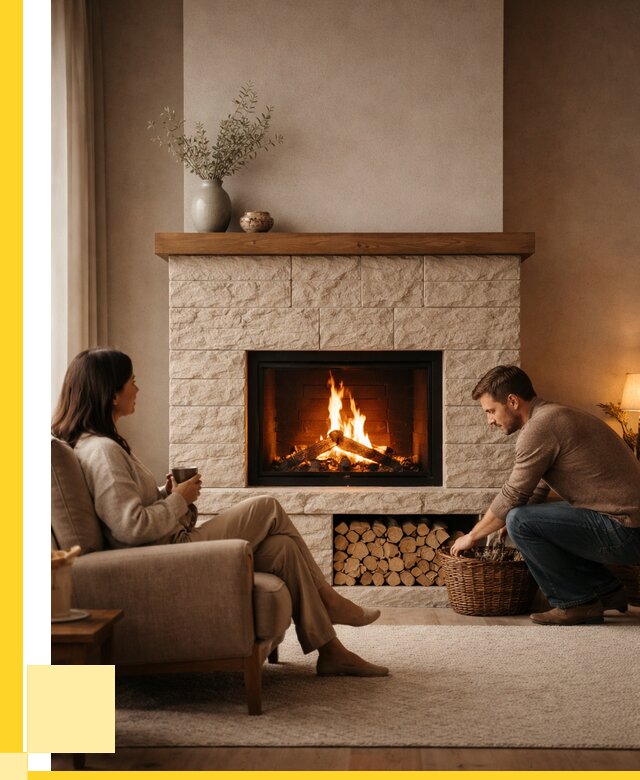 Камины для дома в Воронеже под ключ от 161115 р. | ЭриданВрн