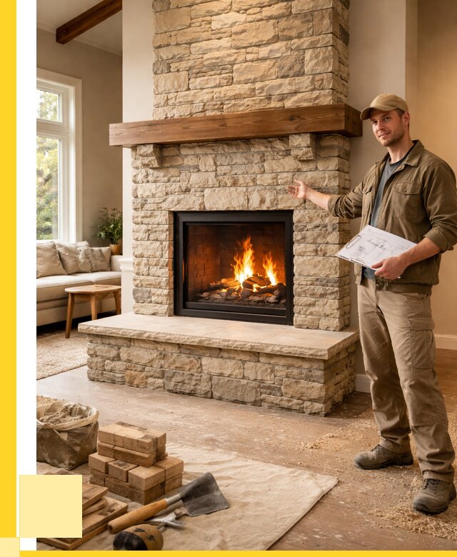 Камины под ключ в Воронеже от 193338 р. | ЭриданВрн — установка