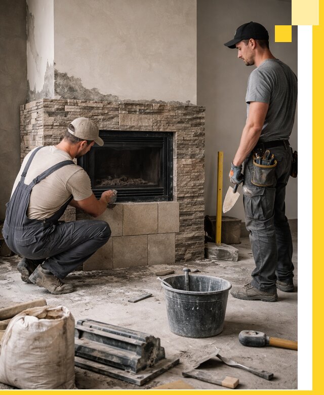 Камины под ключ в Воронеже: проект, изготовление и монтаж