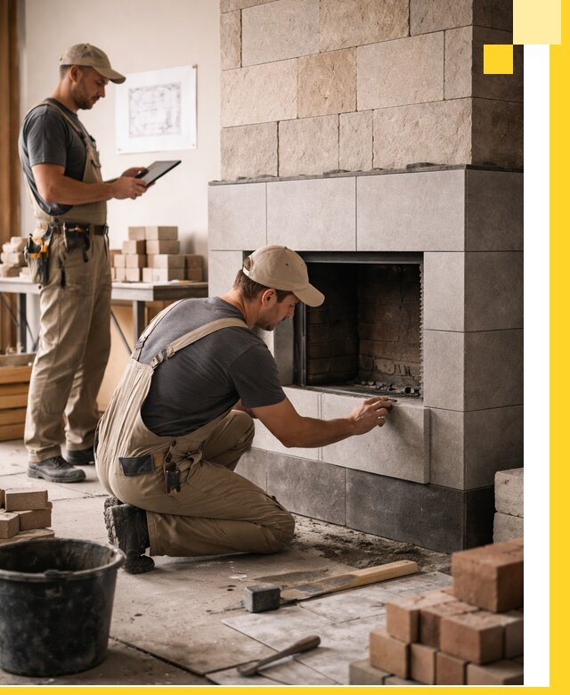 Индивидуальные проекты каминов и каминных систем в Воронеже