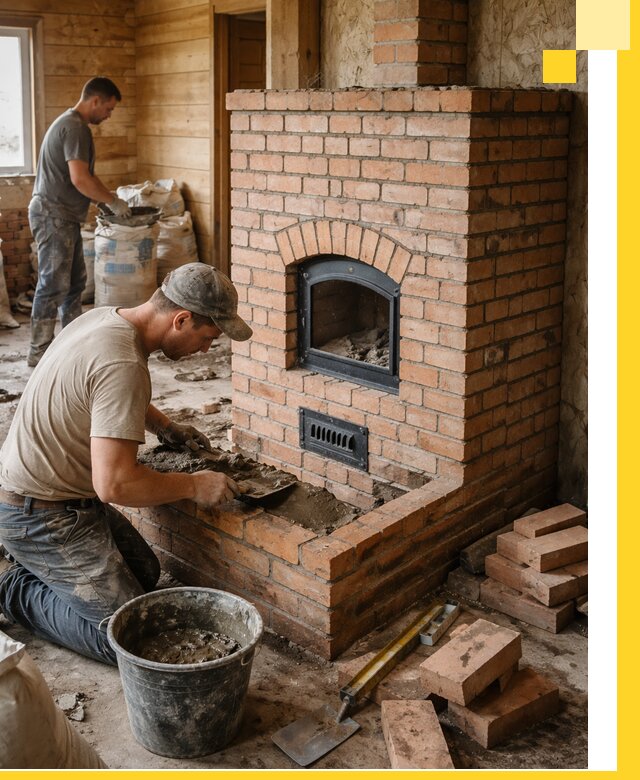 Профессиональное строительство печей в Воронеже под ключ