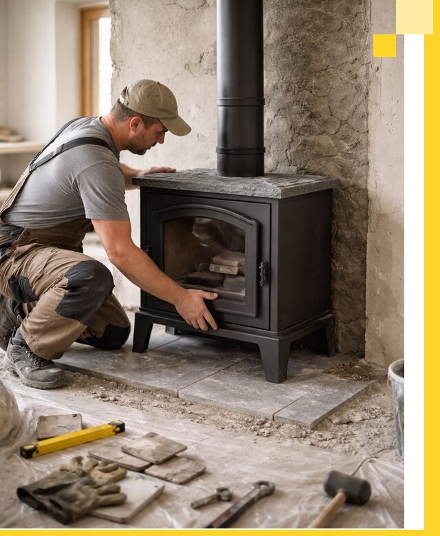 Профессиональный монтаж печей и каминов в Воронеже под ключ