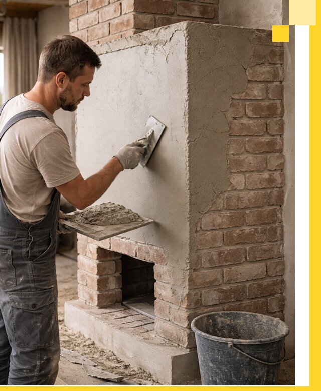 Отделка печей и облицовка каминов в Воронеже под ключ