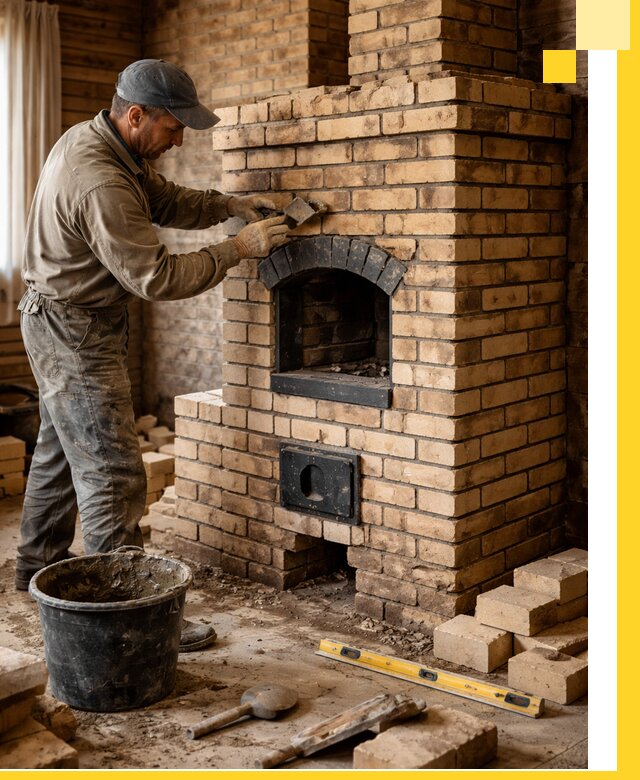 Кирпичные печи под ключ в Воронеже: проектирование и кладка