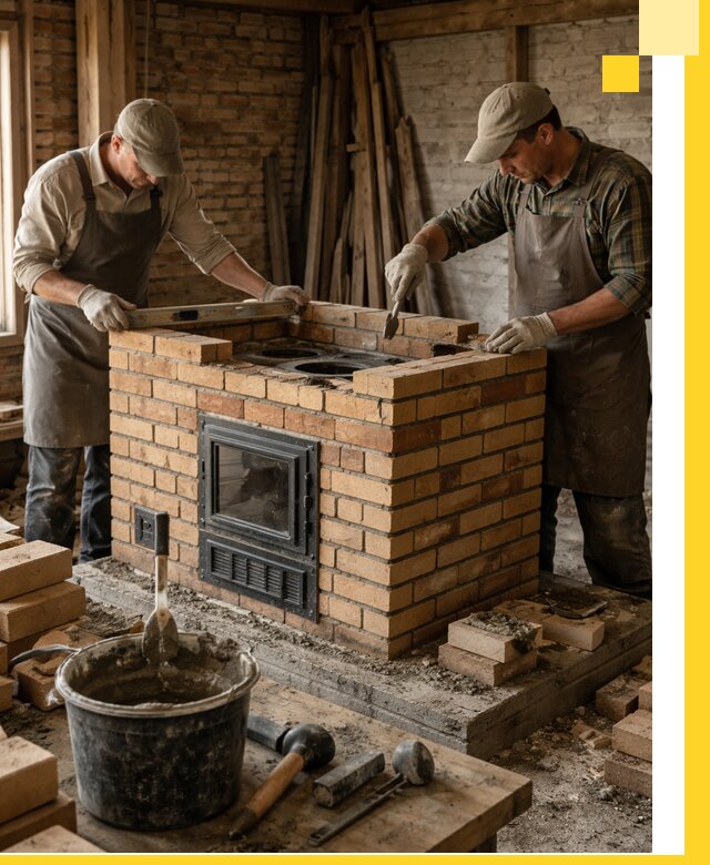 Изготовление и установка варочных печей под ключ в Воронеже