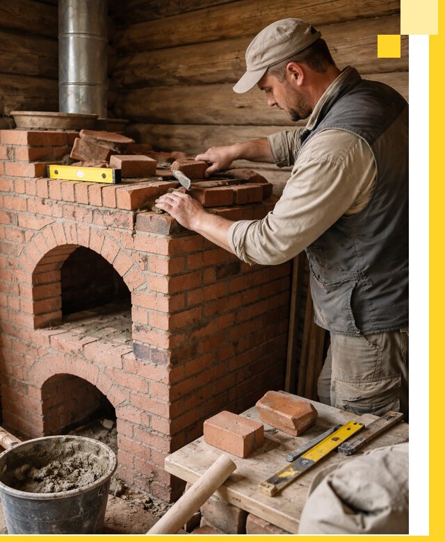 Изготовление и установка русских печей в Воронеже под ключ