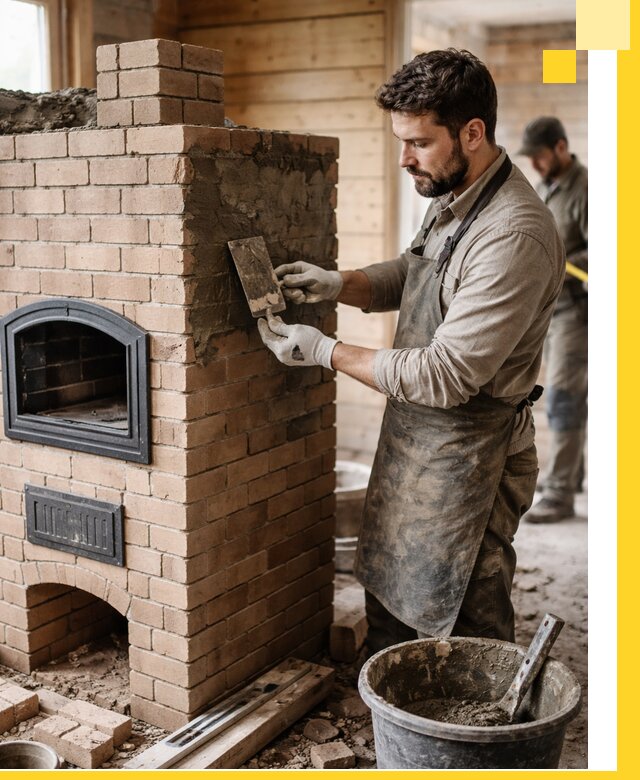 Изготовление и установка печей-шведок под ключ в Воронеже