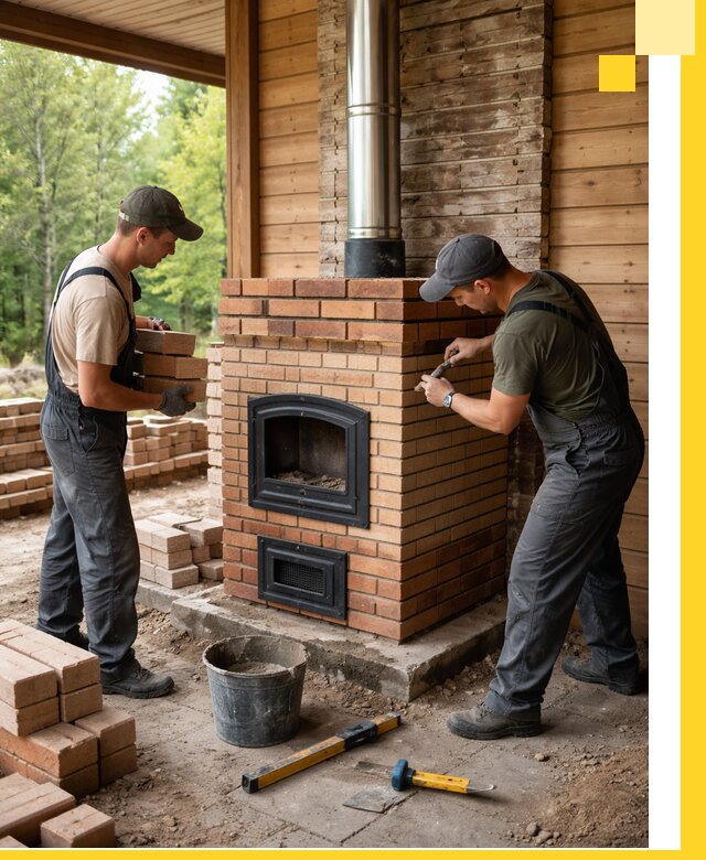 Производство и установка дачных печей под ключ в Воронеже