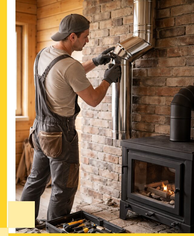 Монтаж дымоходов для печей в Воронеже от 8056 р. | ЭриданВрн