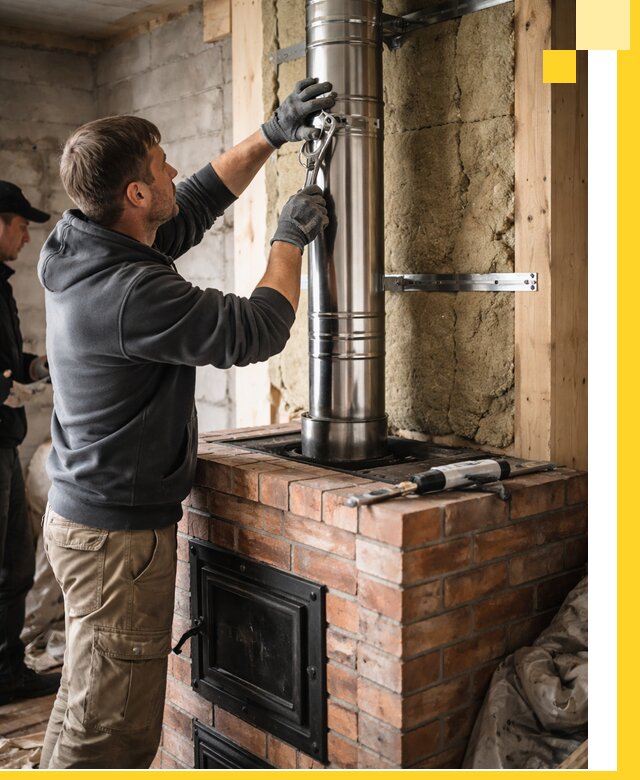 Изготовление и монтаж печей и дымоходов под ключ в Воронеже
