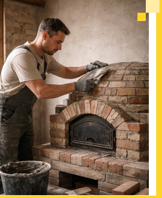 Изготовление и монтаж помпейских печей на заказ в Воронеже