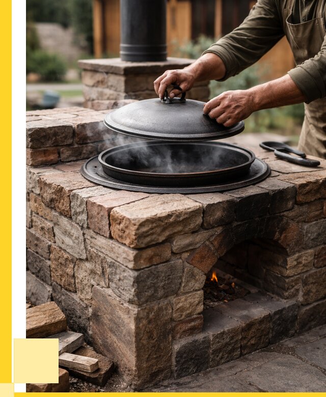 Печи для казана в Воронеже по цене от 19334 р. | ЭриданВрн