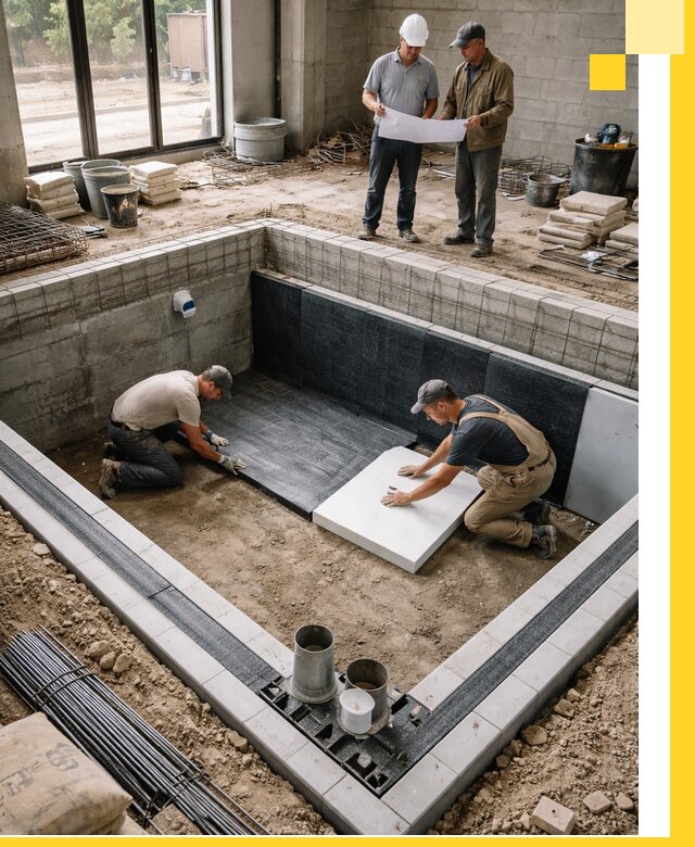 Проекты частных и общественных бассейнов под ключ в Воронеже