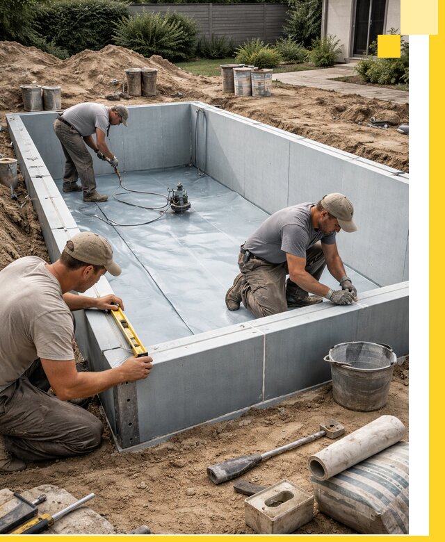 Профессиональный монтаж бассейнов под ключ в Воронеже с гарантией