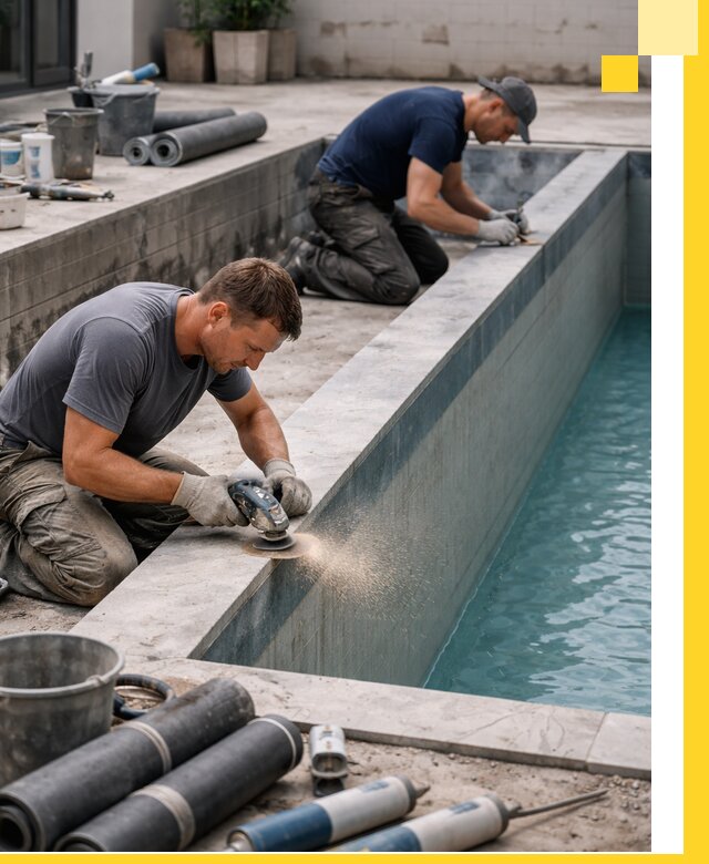 Профессиональный ремонт бассейнов под ключ в Воронеже