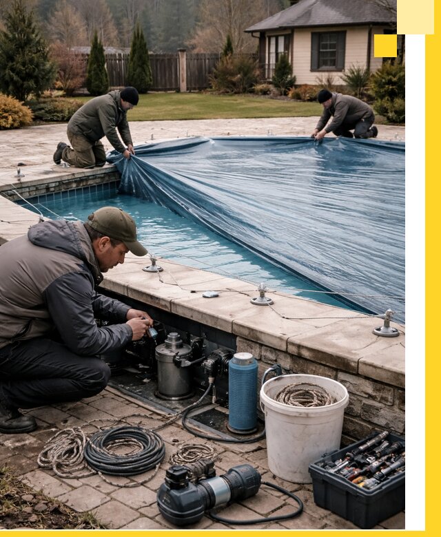 Консервация бассейнов в Воронеже: подготовка к длительному хранению