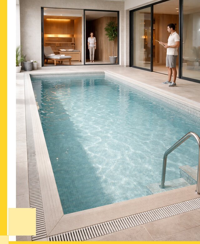 Отделка бассейна пленкой ПВХ в Воронеже от 3759 р. - ЭриданВрн