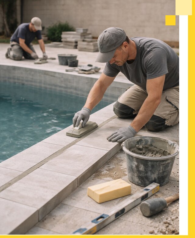 Отделка бассейнов в Воронеже: декоративная отделка и гидроизоляция