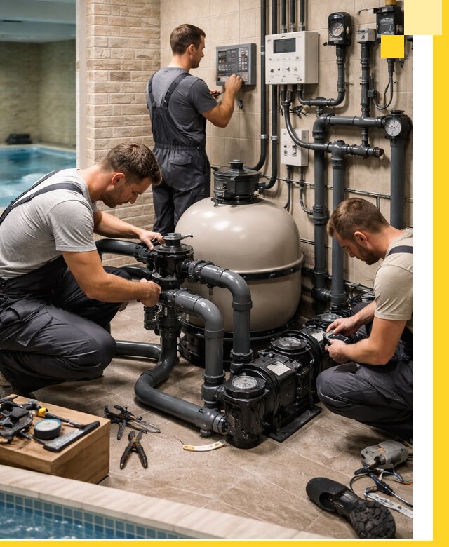 Комплексное оборудование для бассейнов под ключ в Воронеже