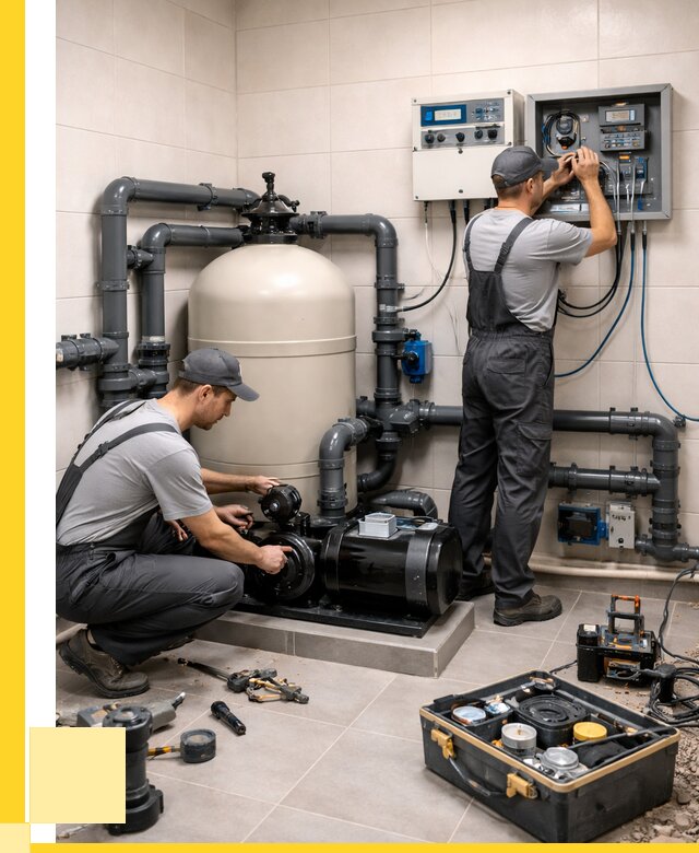 Монтаж оборудования для бассейнов в Воронеже от 42964 р. | ЭриданВрн