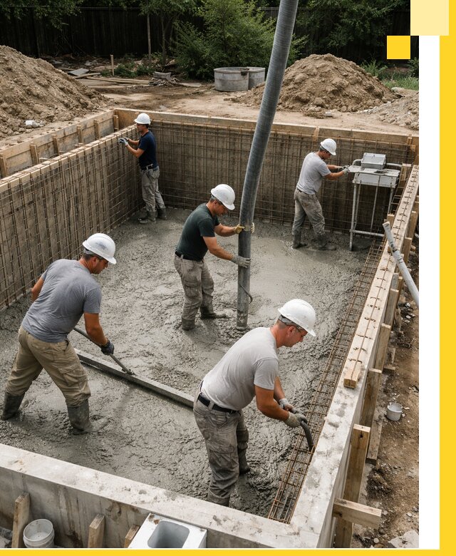 Строительство бетонных бассейнов под ключ в Воронеже