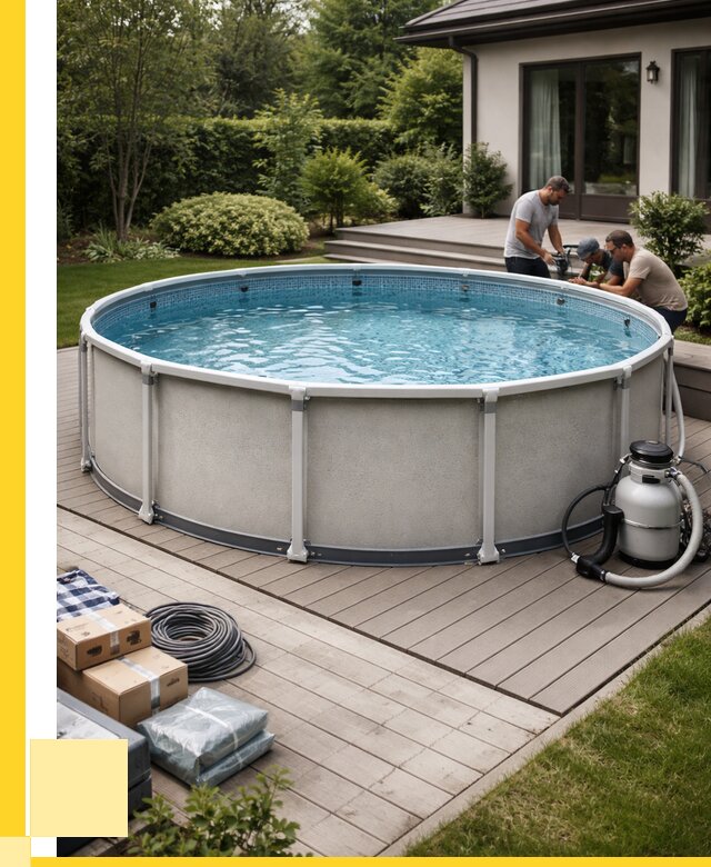 Купить каркасные бассейны в Воронеже от 48335 р. | ЭриданВрн