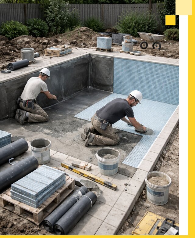 Проектирование и строительство стационарных бассейнов в Воронеже