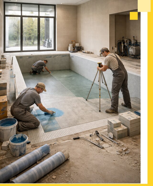 Проект и строительство закрытых бассейнов в Воронеже под ключ