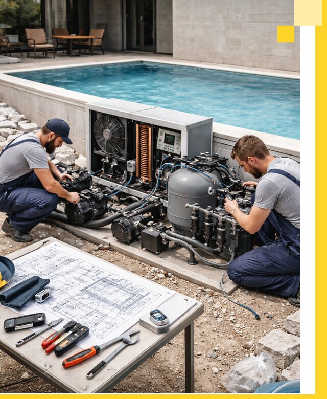 Проектирование и монтаж бассейнов с подогревом в Воронеже