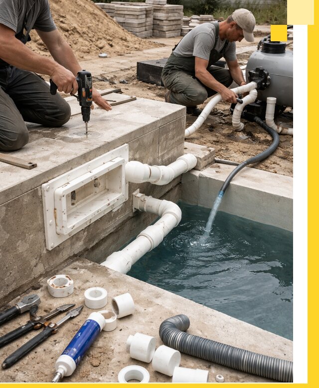 Строительство скиммерных бассейнов под ключ в Воронеже