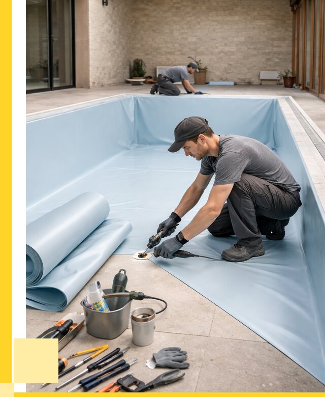 Пленка ПВХ для бассейнов в Воронеже от 2685 р. | ЭриданВрн