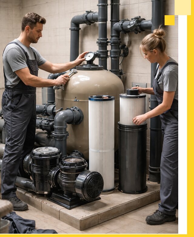 Фильтры и системы фильтрации для бассейнов в Воронеже