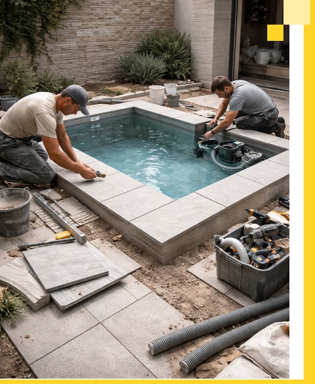 Мини бассейны под ключ в Воронеже, дизайн и установка