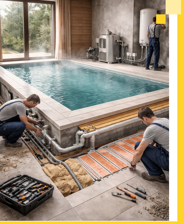 Проектирование и строительство тёплых бассейнов в Воронеже