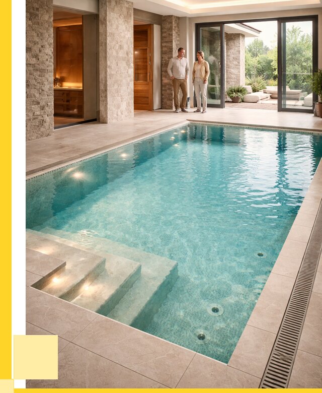 Бассейн во дворе в Воронеже: проект, отделка от 1288920 р. | ЭриданВрн