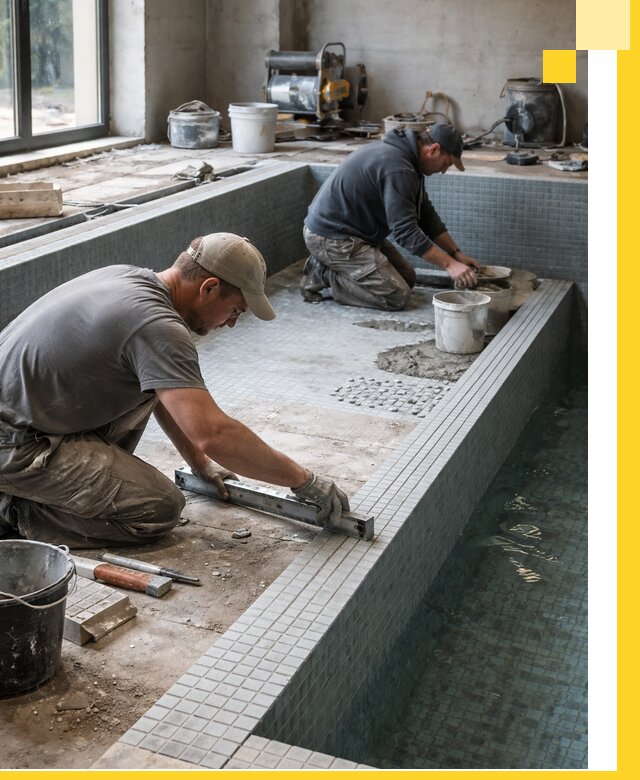 Строительство бассейна в частном доме в Воронеже под ключ