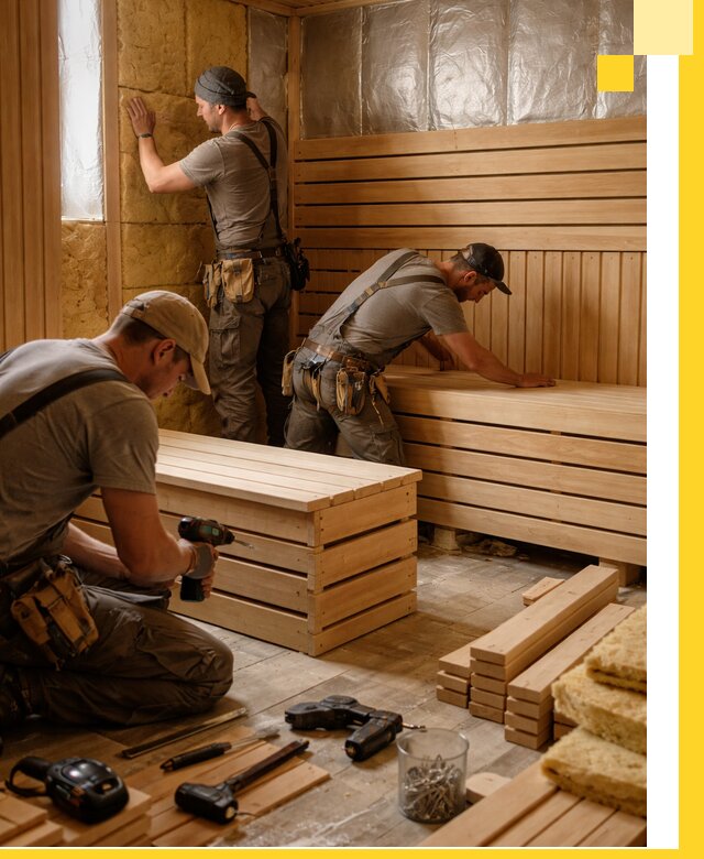 Профессиональное строительство саун под ключ в Воронеже