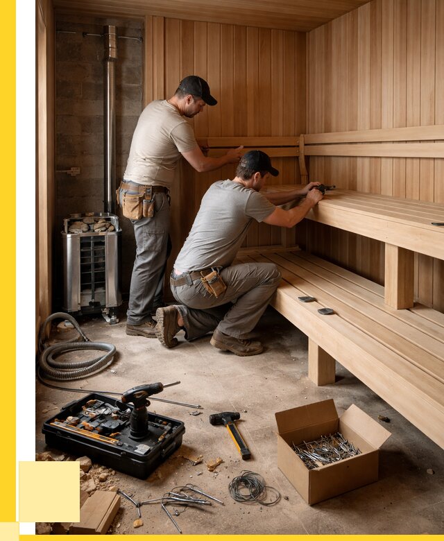 Монтаж саун под ключ в Воронеже от 128892 р. | ЭриданВрн