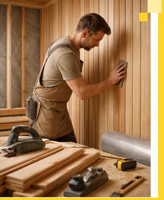 Профессиональная отделка саун и парных под ключ в Воронеже