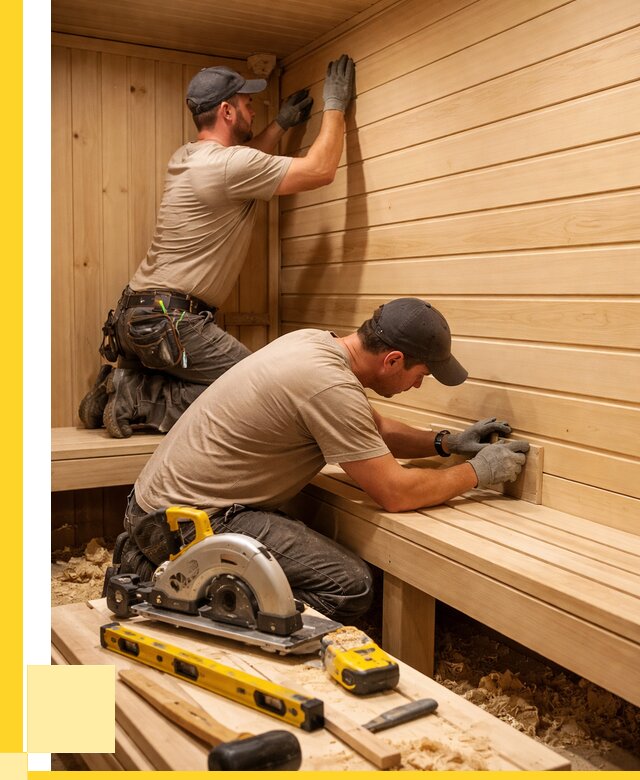 Обшивка саун вагонкой в Воронеже от 2685 р. | ЭриданВрн