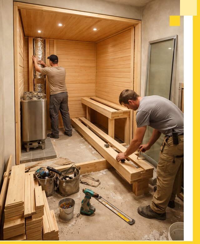 Проектирование и установка домашних саун под ключ в Воронеже