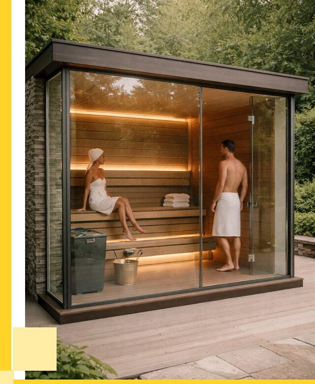 Сауна стеклянная и двери для сауны в Воронеже от 268525 р. | ЭриданВрн