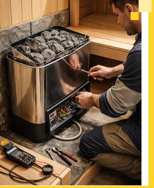 Продажа и установка электрокаменок для саун в Воронеже