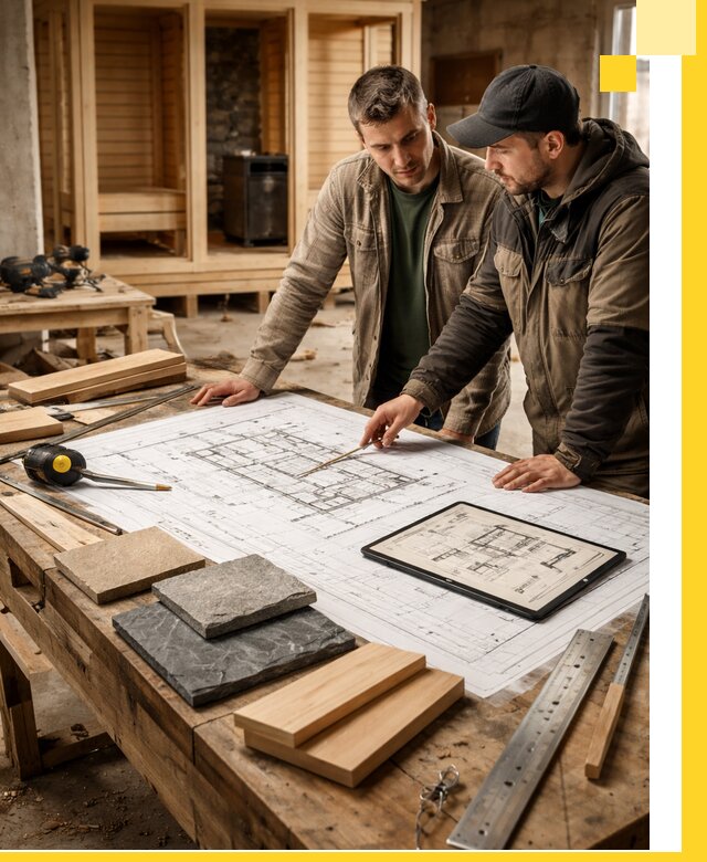 Проекты бань под ключ и планы строительства в Воронеже